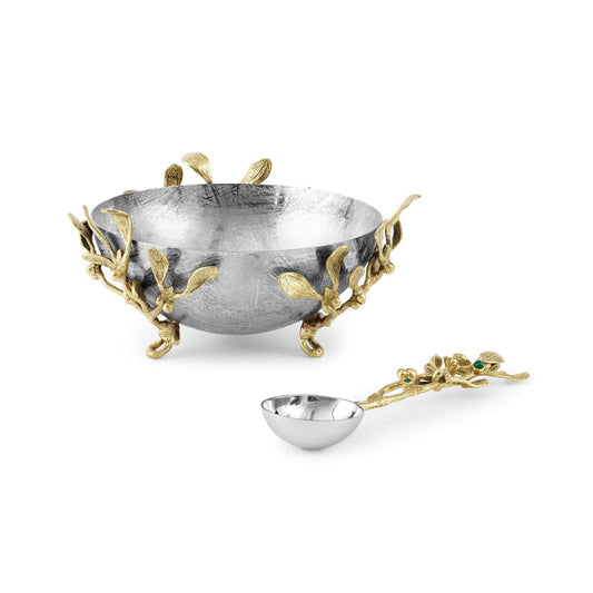 Mistletoe Small Dish & Spoon