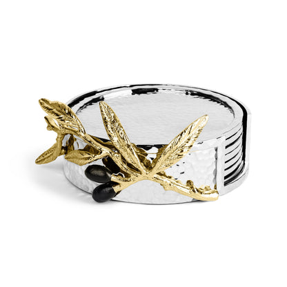 Olive Branch Set of 6 drink coasters