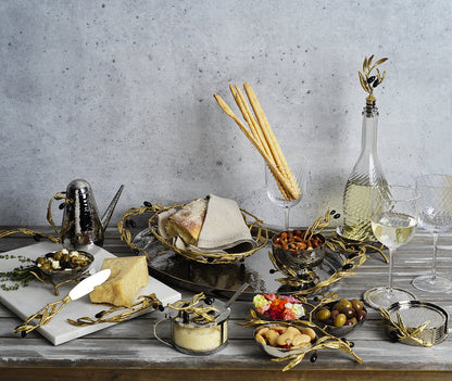 Olive Branch Set of 6 drink coasters