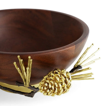 Pine Cone Wood Small Bowl
