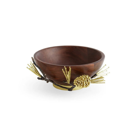 Pine Cone Wood Small Bowl by Michael Aram