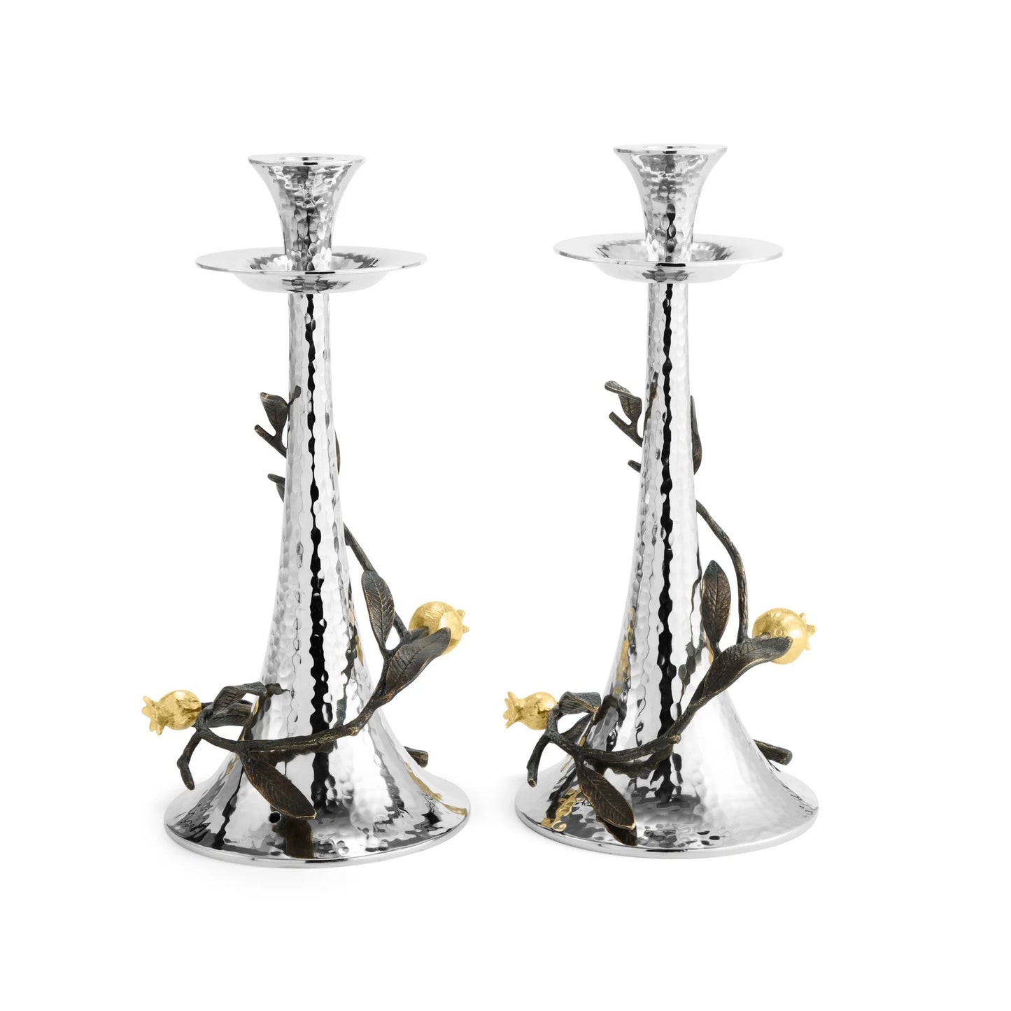 Pomegranate Tall Candleholders Set of 2