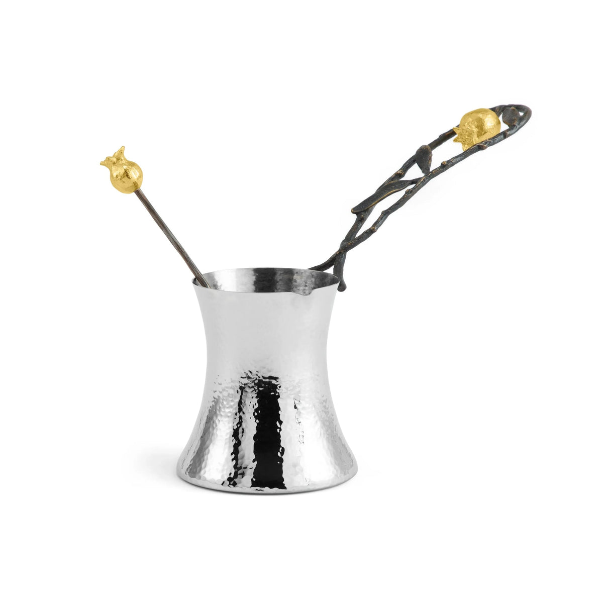 Pomegranate Coffee Pot with Spoon - Medium