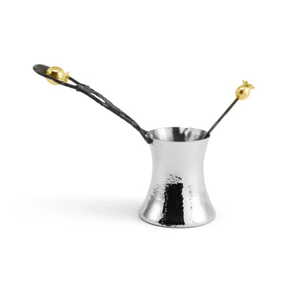 Pomegranate Coffee Pot with Spoon - Medium
