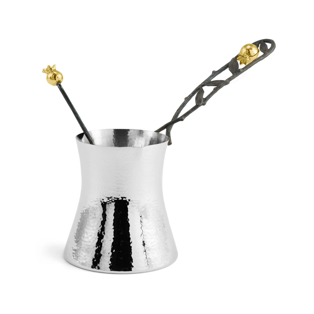 Pomegranate Coffee Pot with Spoon - Large