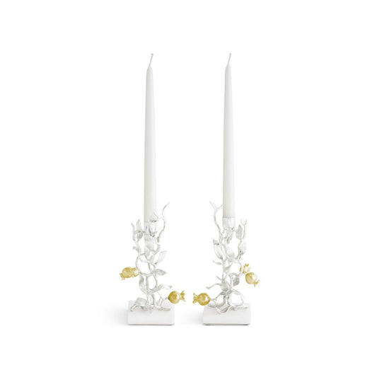 Pomegranate Silver & Gold Մոմակալների հավաքածու