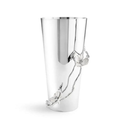 Silver Orchid Large Vase
