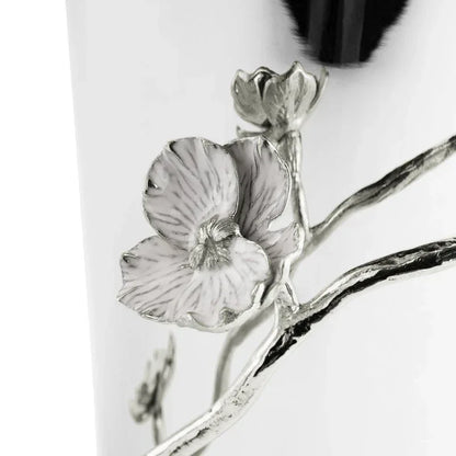 Silver Orchid Large Vase
