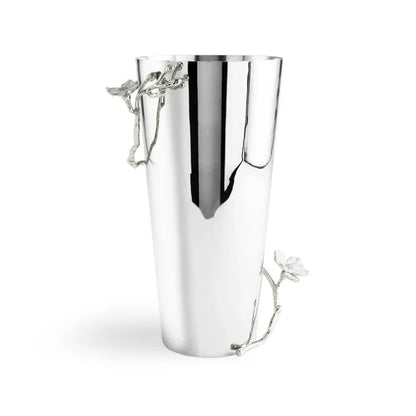 Silver Orchid Large Vase