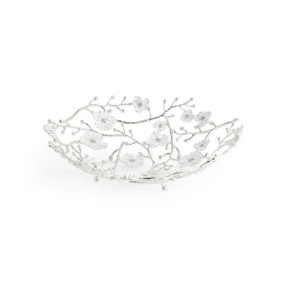 Silver Orchid Basket