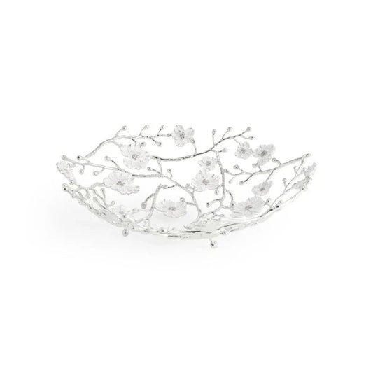 Silver Orchid Basket by Michael Aram – view 2