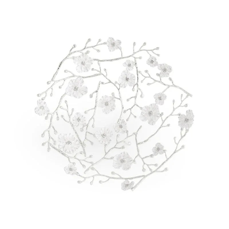 Silver Orchid Basket