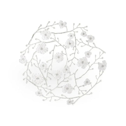 Silver Orchid Basket