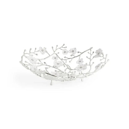 Silver Orchid Basket