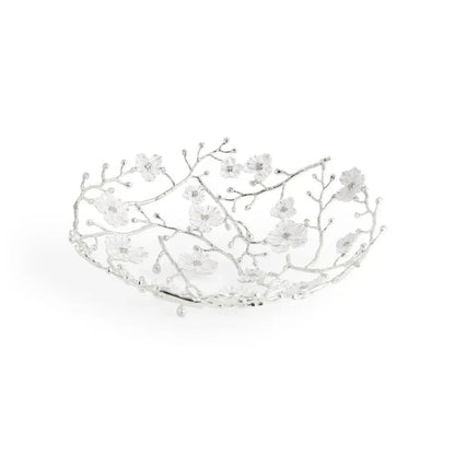 Silver Orchid Basket
