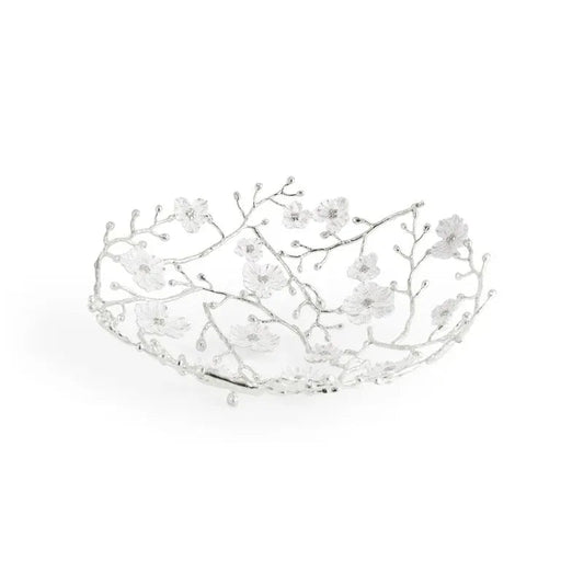 Silver Orchid Basket by Michael Aram