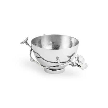Silver Orchid Small Bowl
