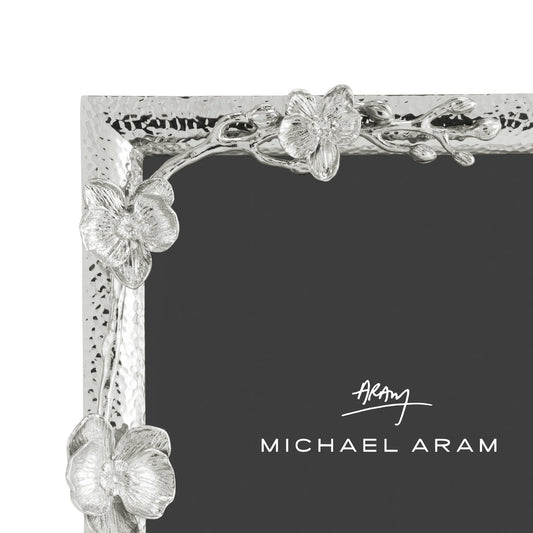 White Orchid Photo Frame 8x10