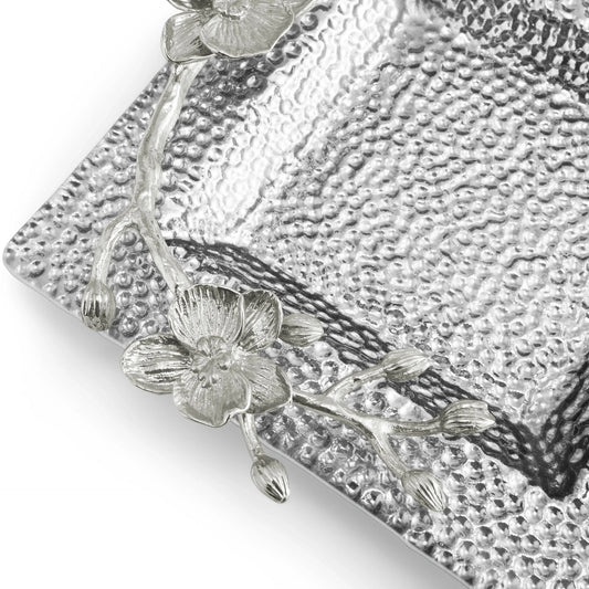 White Orchid Glass Snack Dish by Michael Aram – view 2