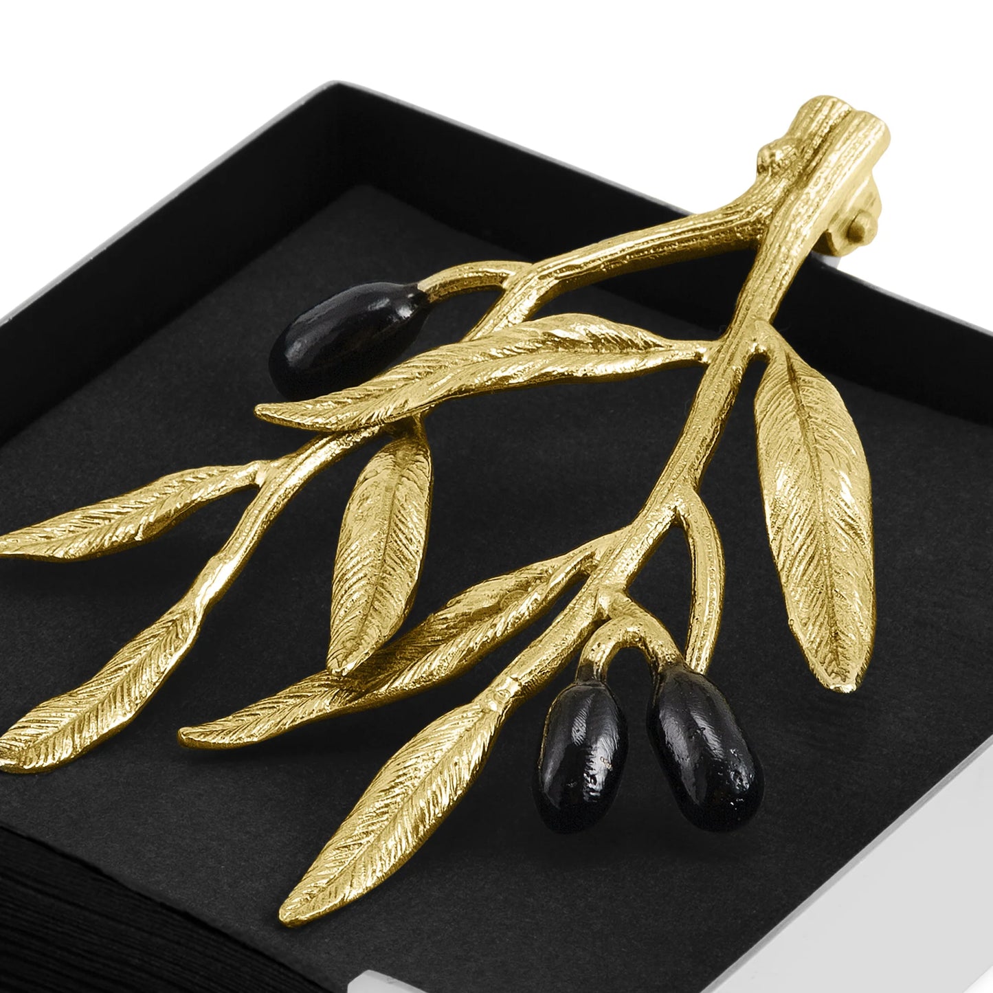 Olive Branch coctail napkin holder