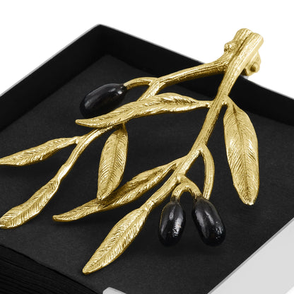 Olive Branch coctail napkin holder