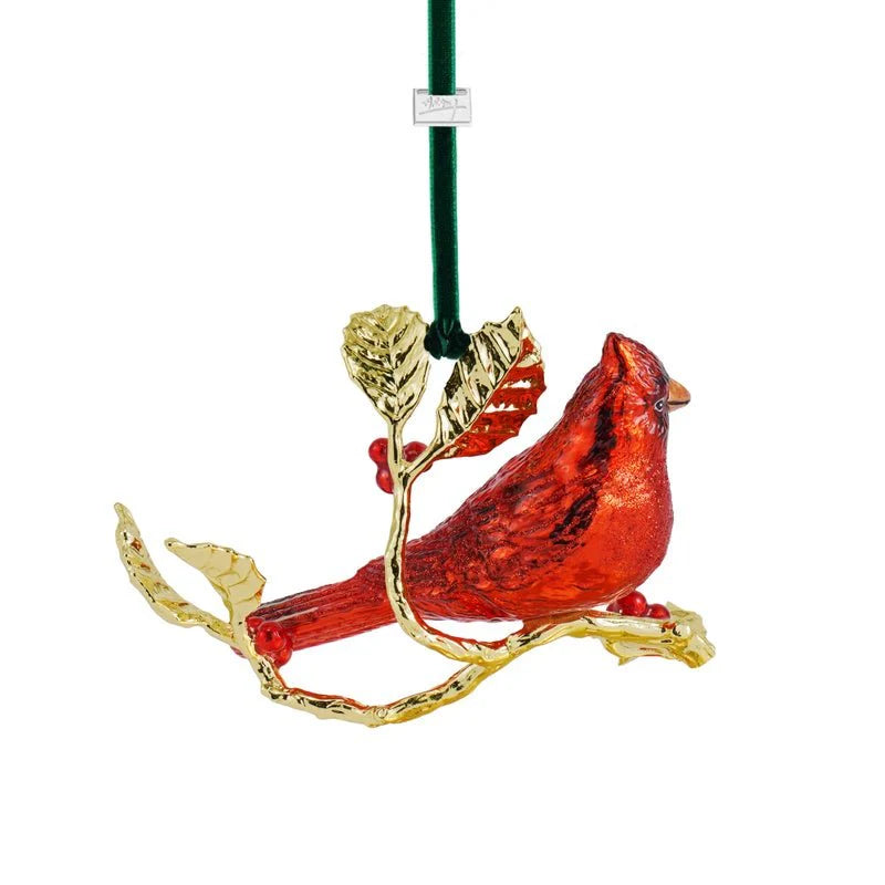 Cardinal Glass Ornament