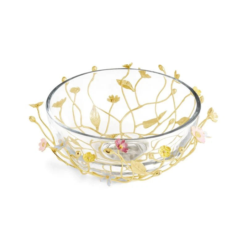 Wildflowers Large Glass Bowl
