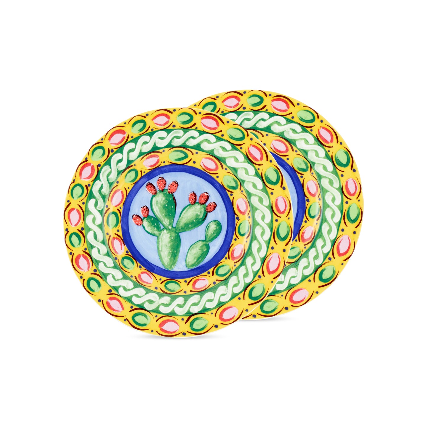 Set of 2 bread plates Dolce & Gabbana Casa CARRETTO