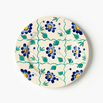 Camelia Blue Dinner Plate