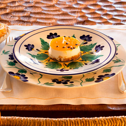 Camelia Blue Dessert / Starter Plate