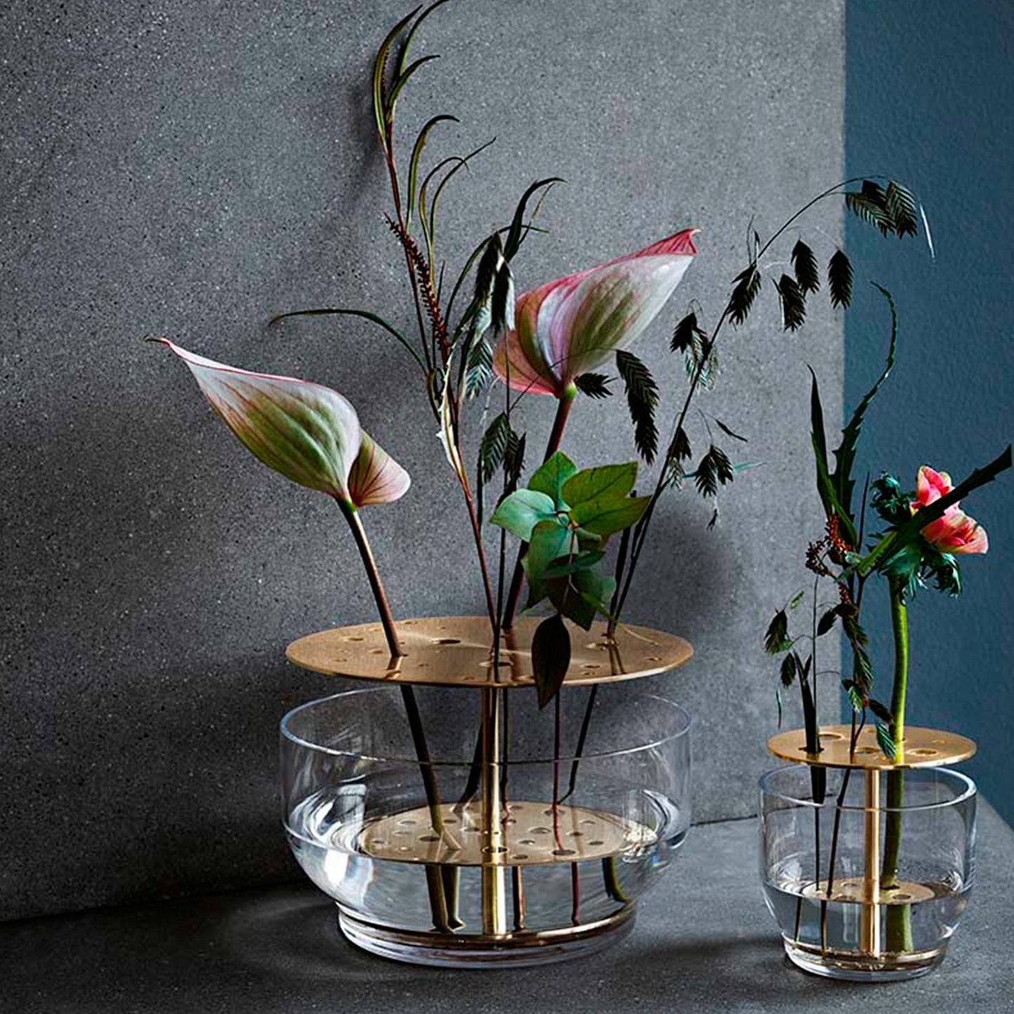 Ikebana Long Round Vase