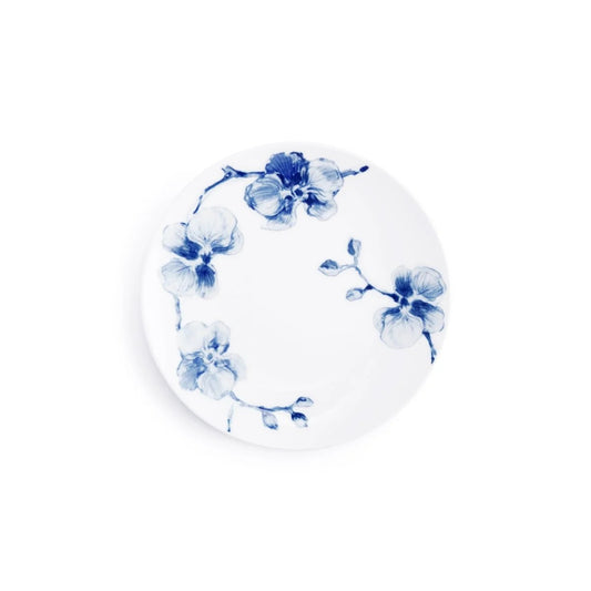 Blue Orchid Tidbit Plate Set /4