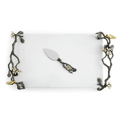 Lovebirds պանրի տախտակ դանակով