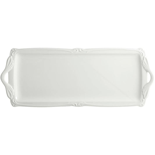 Rocaille White Oblong Serving Tray