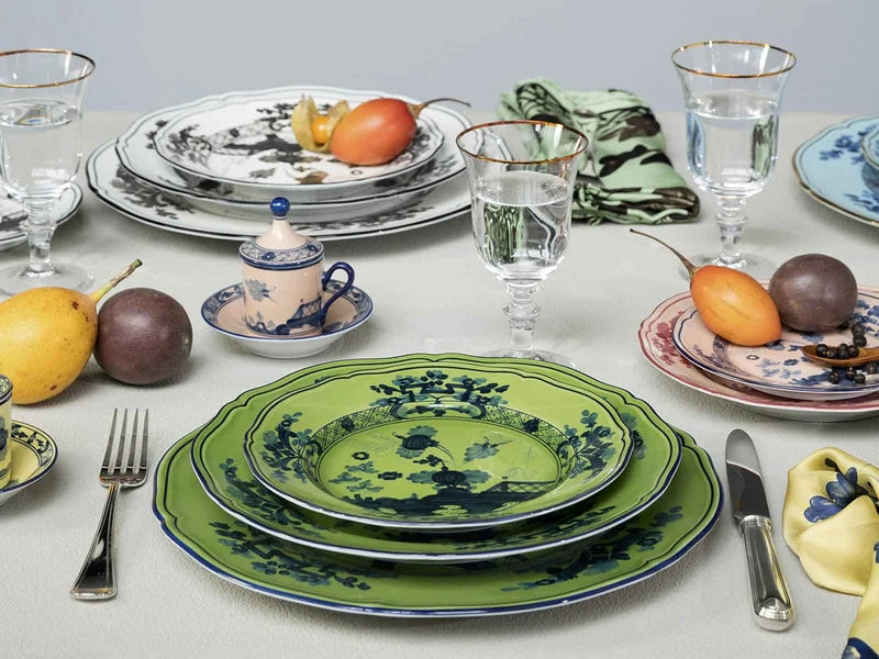 Oriente Italiano Malachite Charger Plate