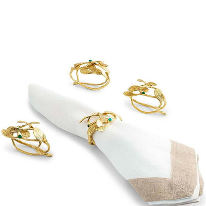 Mistletoe Napkin Ring Set of 4