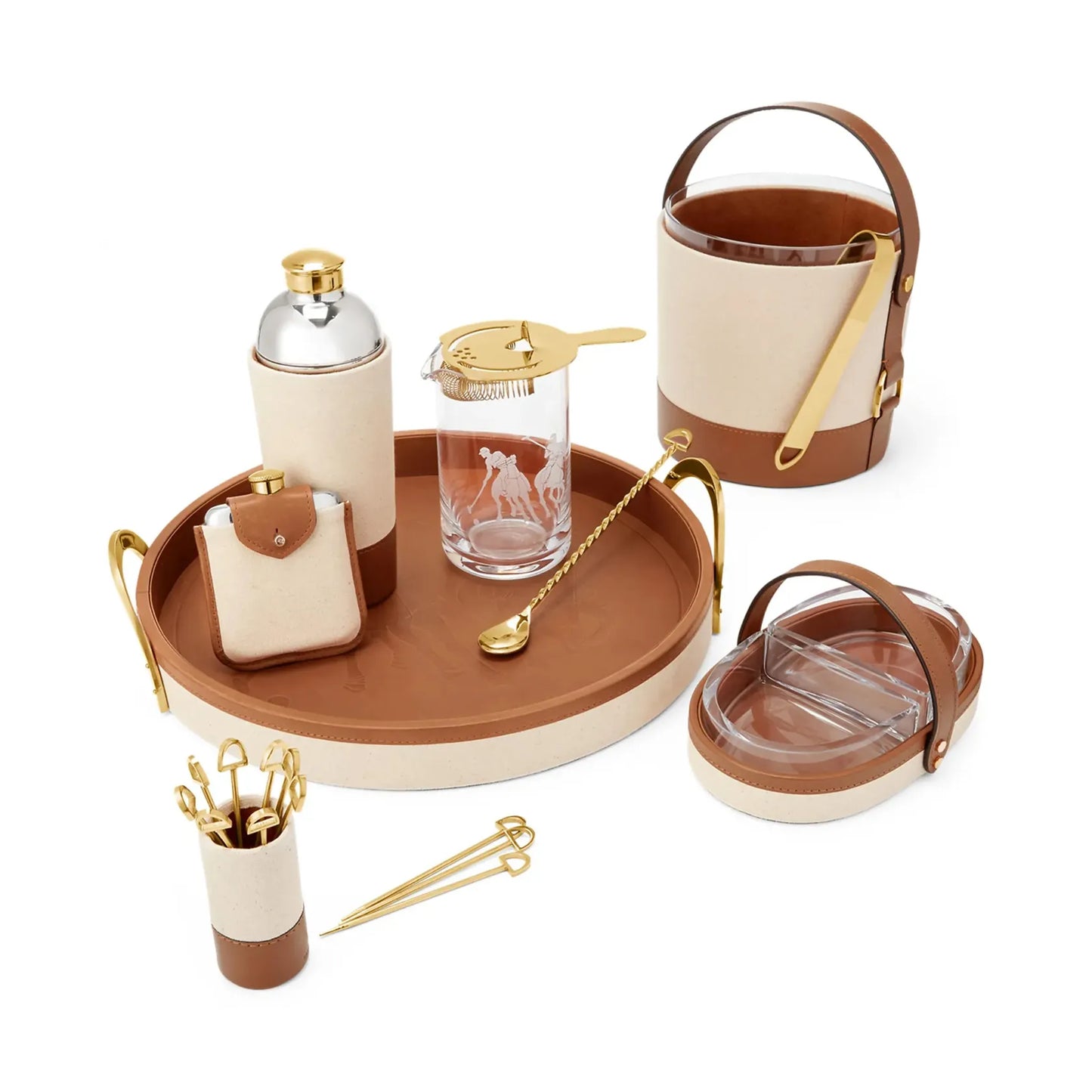 Garrette Leather Tray