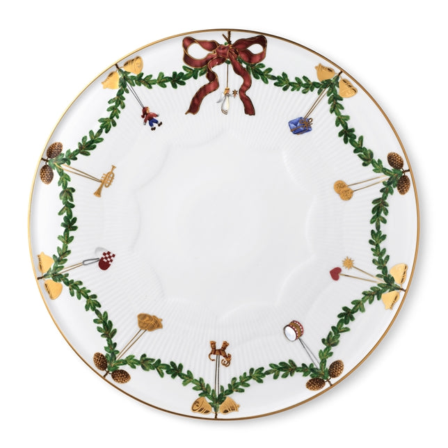 Star Fluted Christmas Dish
