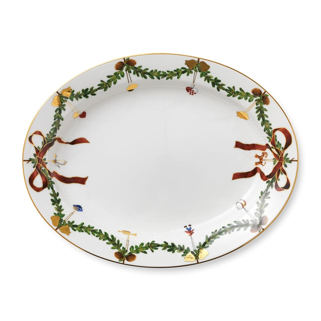 Star Fluted Christmas Dish