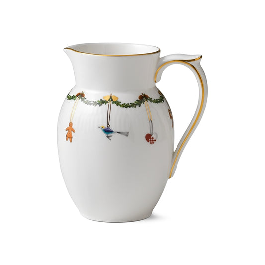Star Fluted Christmas Jug