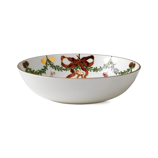 Star Fluted Christmas Bowl