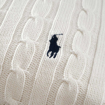 Cable Off Whit Throw
