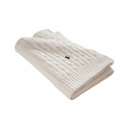 Cable Off Whit Throw