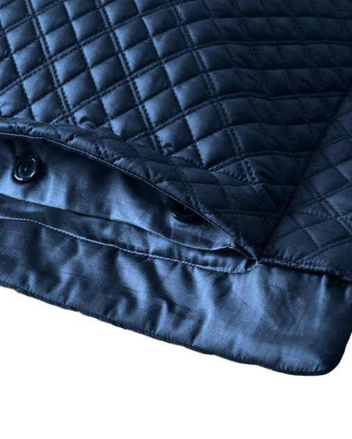 Argyle Navy Quilted Pillow case 65x65