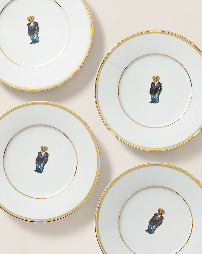 Wilshire Polo Bear Plate Gift Set /4