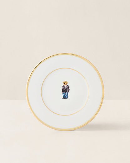 Wilshire Polo Bear Plate Gift Set /4