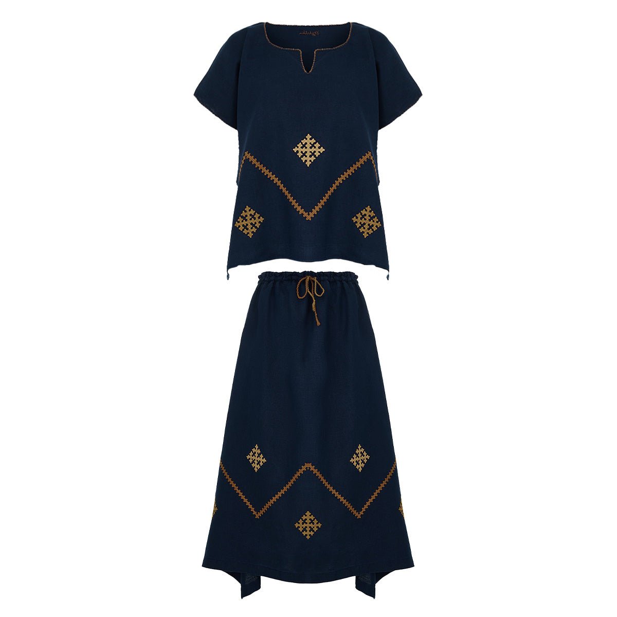SANAHIN SET IN DARK BLUE
