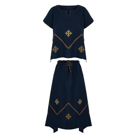 SANAHIN SET IN DARK BLUE