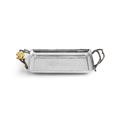 Butterfly Ginkgo Small Tray - Two Handle
