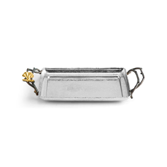 Butterfly Ginkgo Small Tray - Two Handle